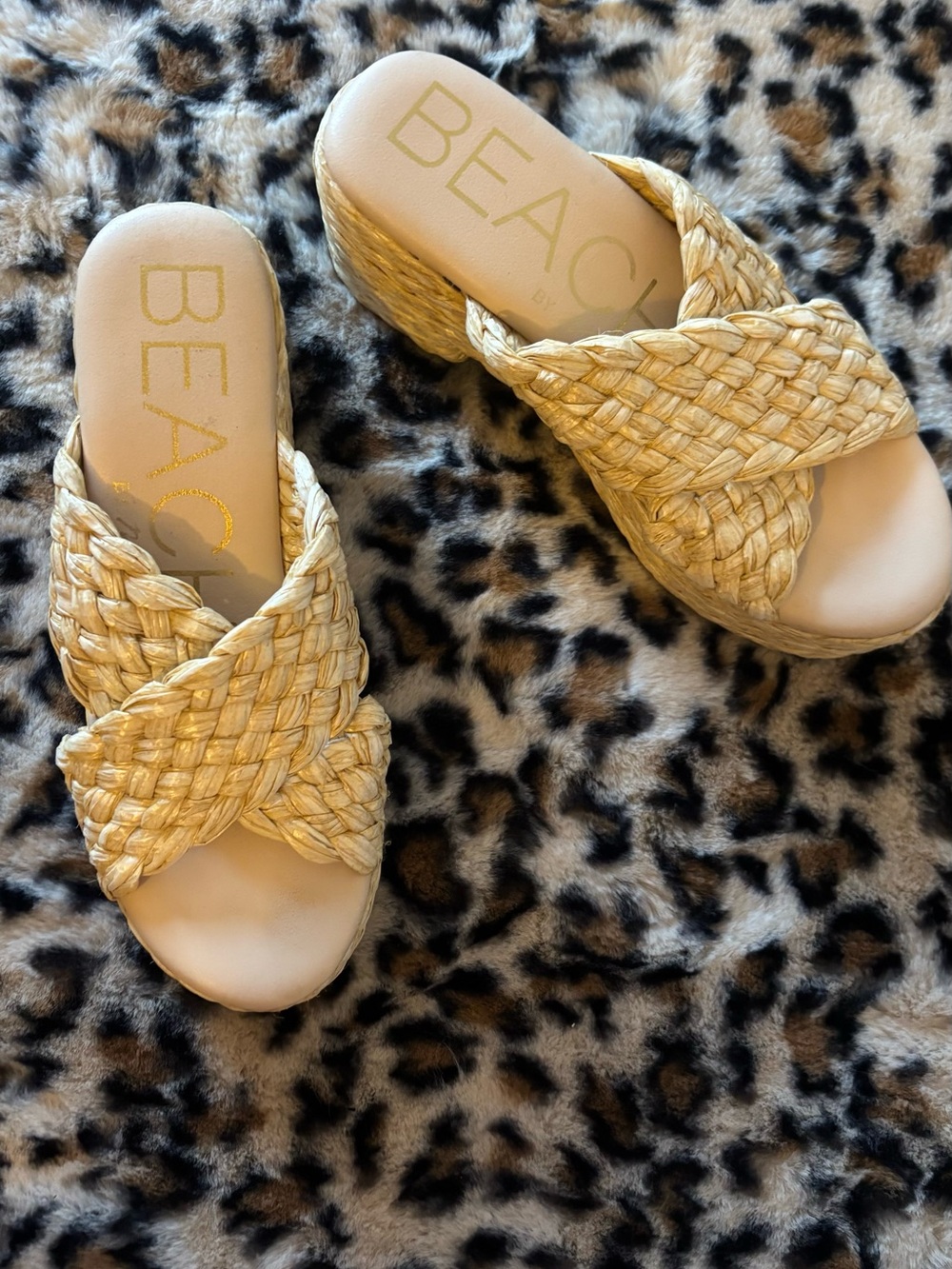 Beach by Matisse Woven Slide Sandal in Natural - Picture 4 of 4